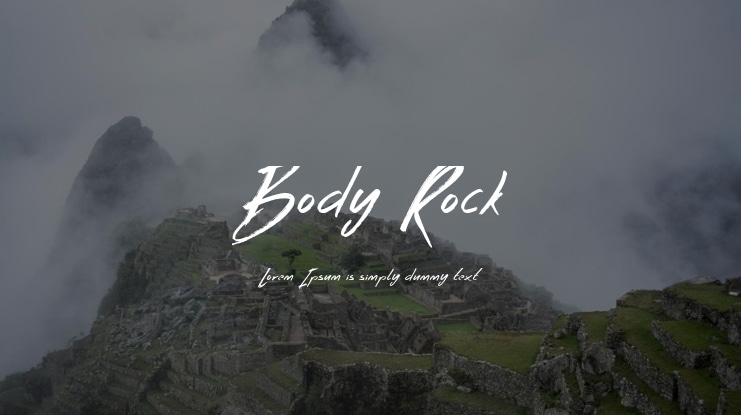 Body Rock Font