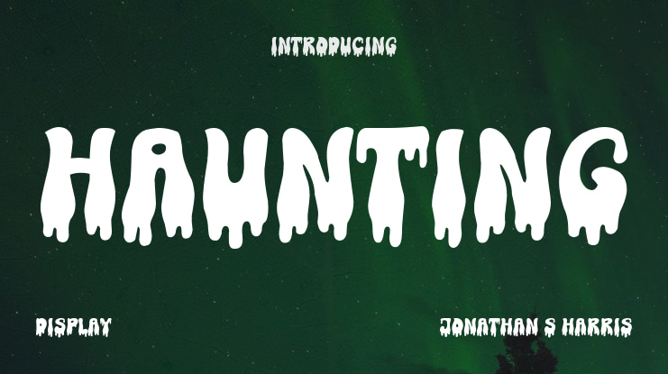 Haunting Font