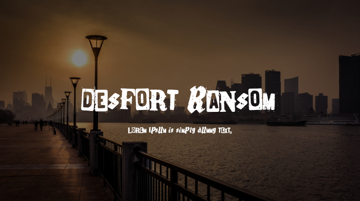 Desfort Ransom Font