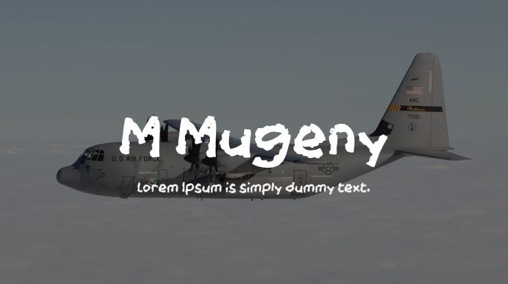 M Mugeny Font