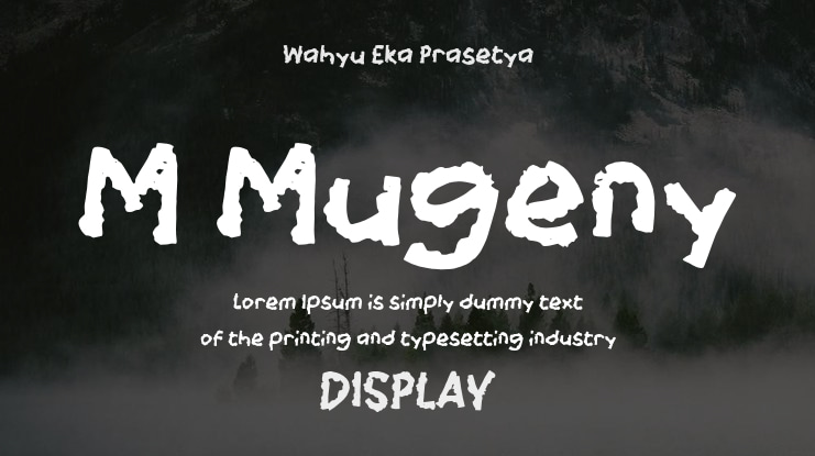 M Mugeny Font