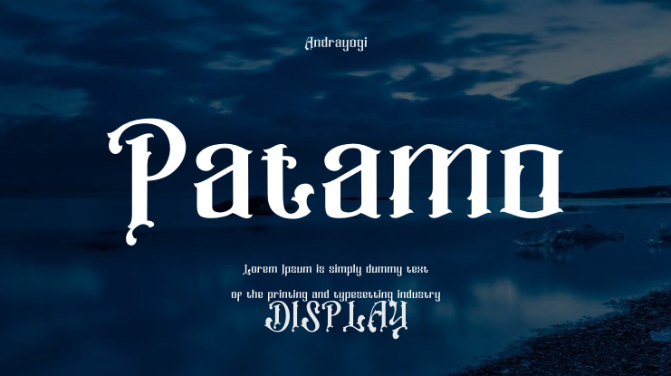 Patamo Font
