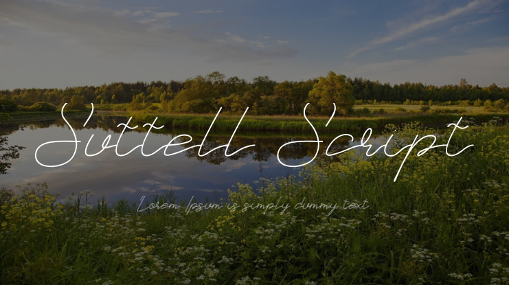Suttell Script Font