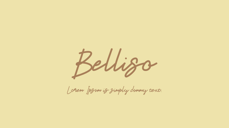 Belliso Font