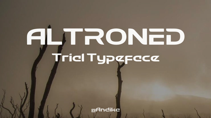 ALTRONED Trial Font