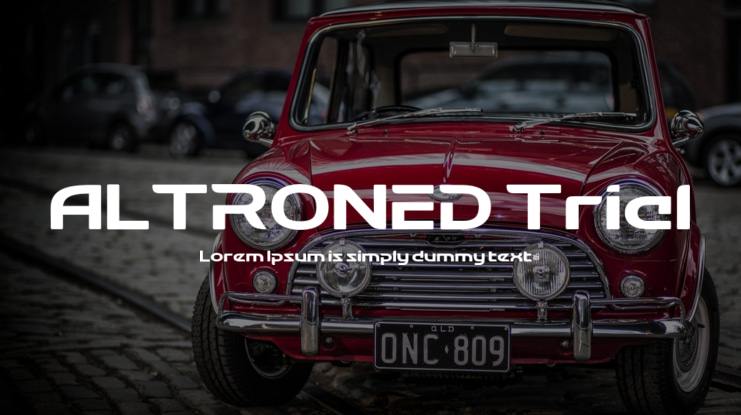 ALTRONED Trial Font