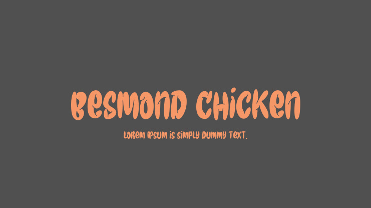 Besmond Chicken Font