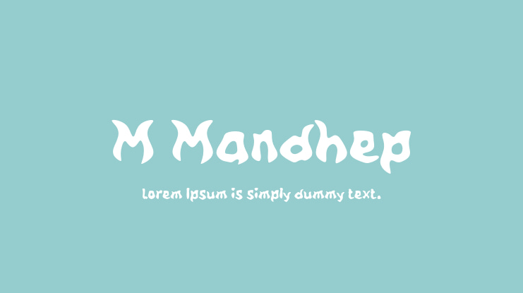 M Mandhep Font