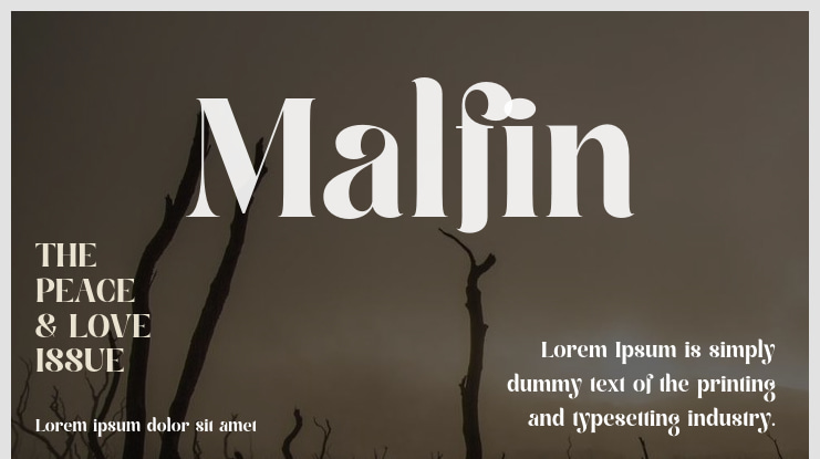 Malfin Font