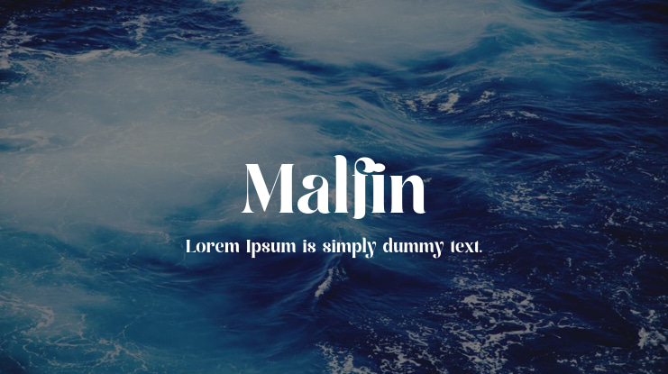 Malfin Font