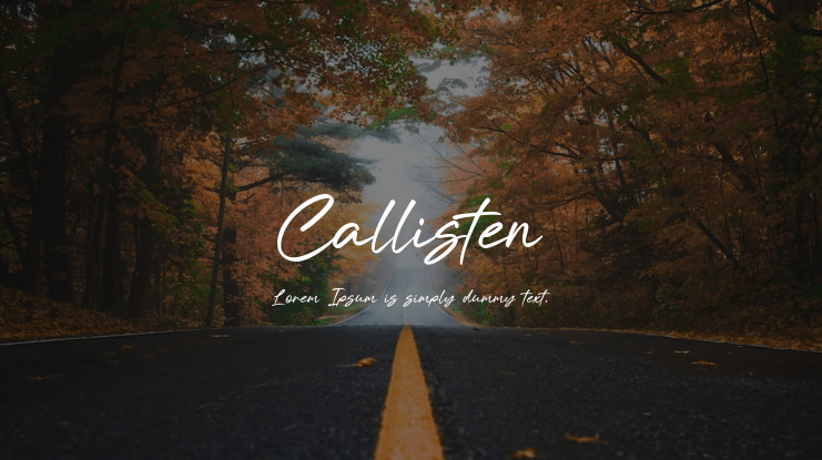 Callisten Font