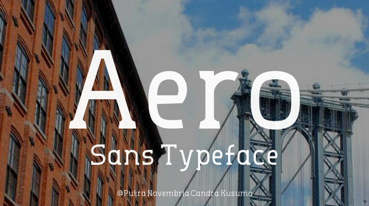 Aero Sans Font Family