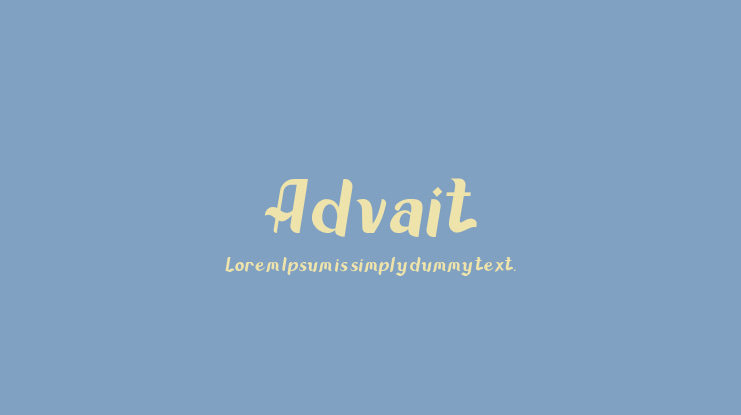 Advait Font Family