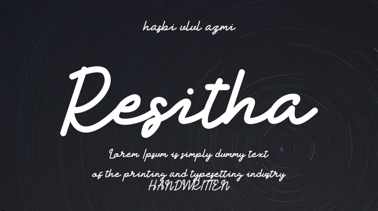 Resitha Font Family