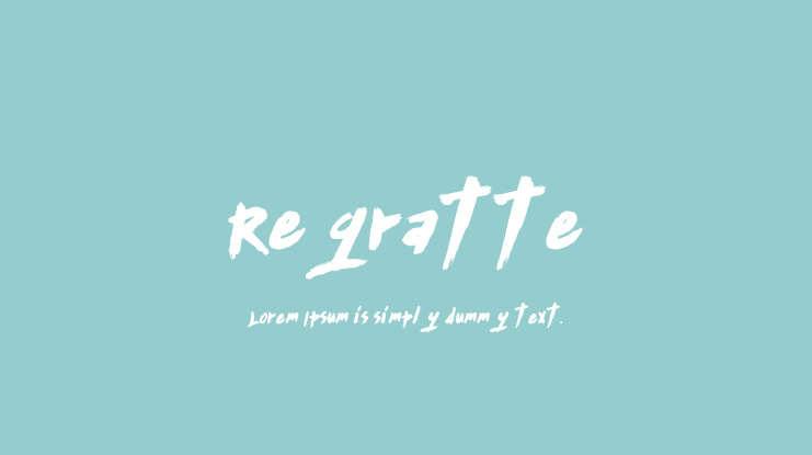 Regratte Font