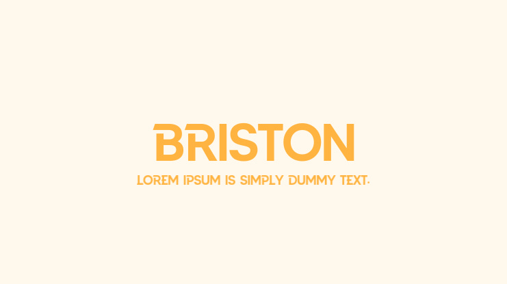 Briston Font