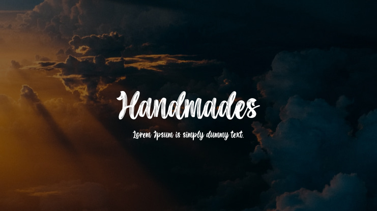 Handmades Font