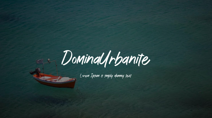 DominaUrbanite Font
