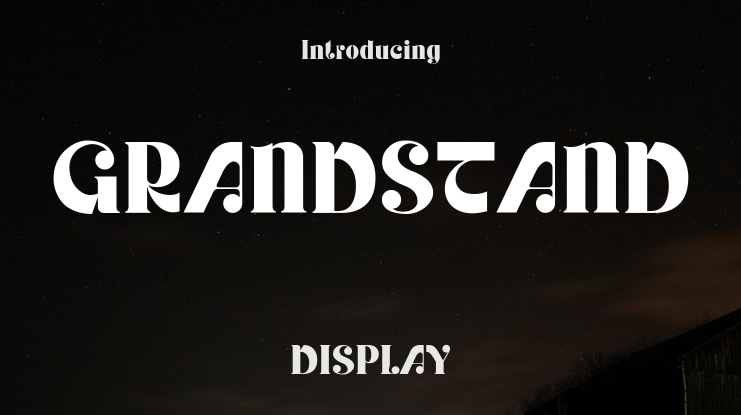 GRANDSTAND Font