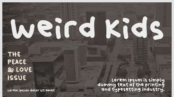 Weird Kids Font