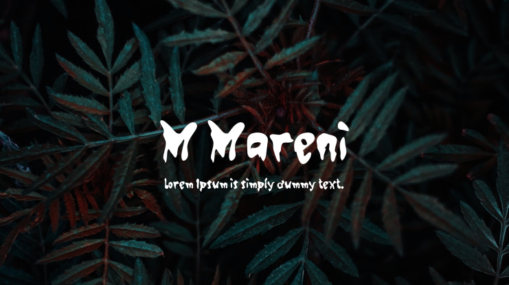 M Mareni Font