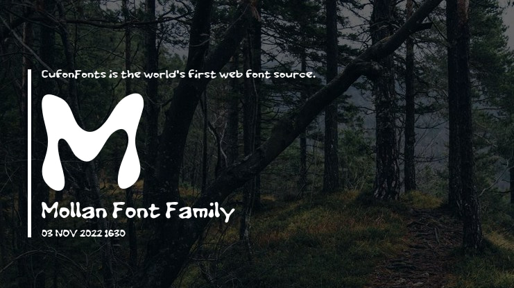 M Mollan Font