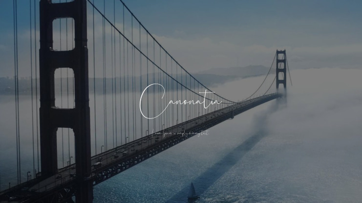 Canonatia Font
