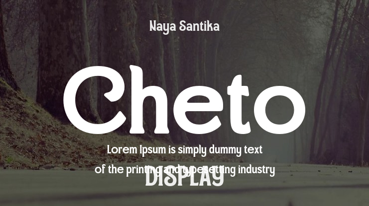 Cheto Font