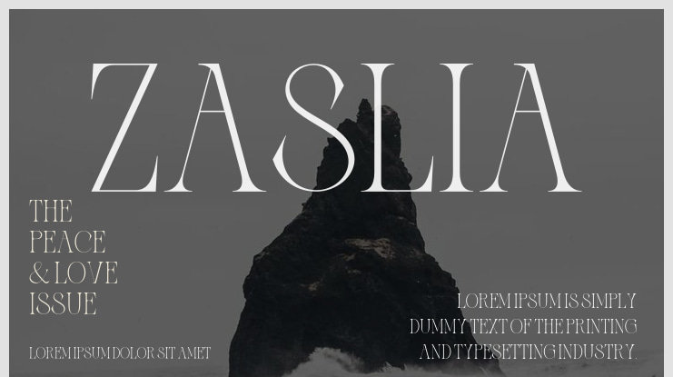 Zaslia Font