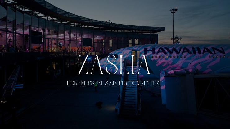 Zaslia Font