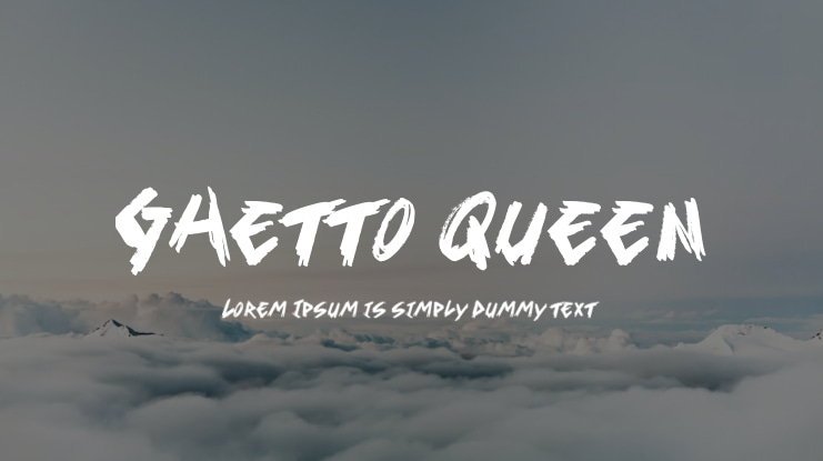 Ghetto Queen Font