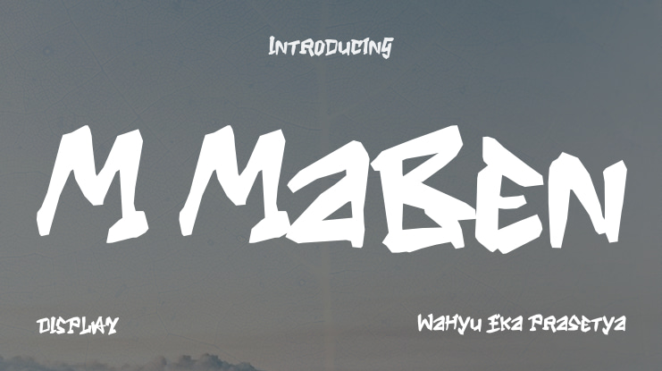 M Maben Font