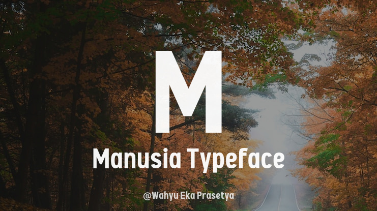 M Manusia Font