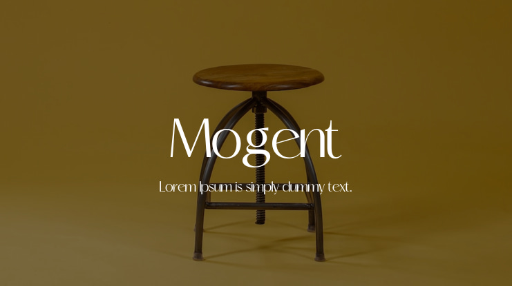 Mogent Font
