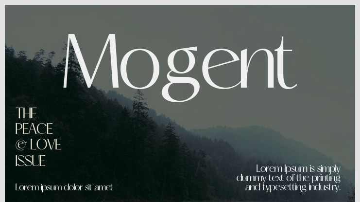 Mogent Font