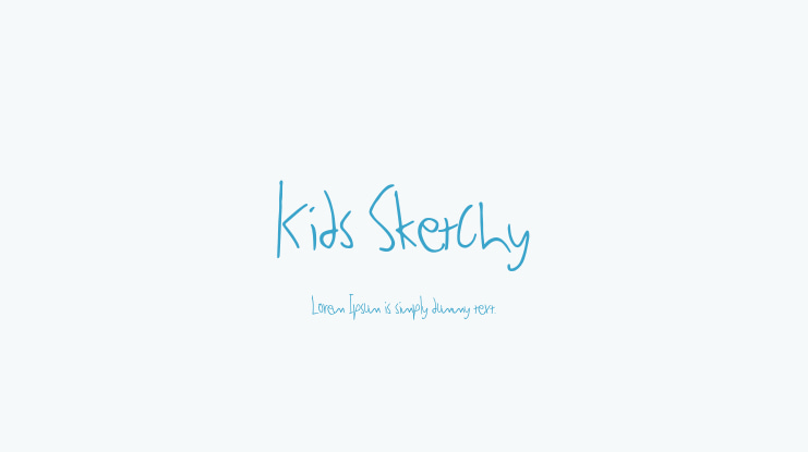 Kids Sketchy Font Family
