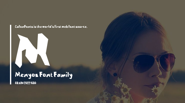 M Menyos Font