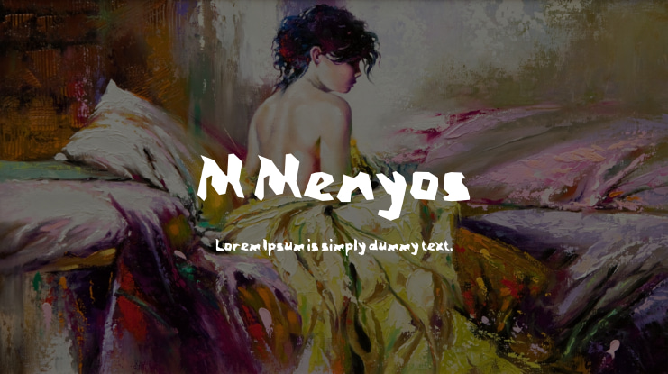 M Menyos Font