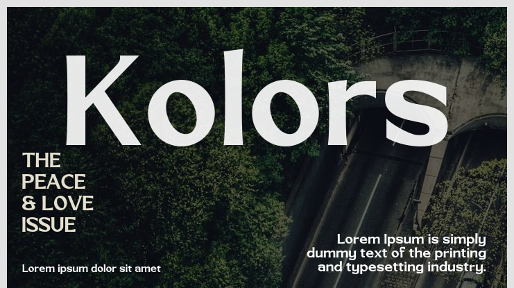 Kolors Font Family
