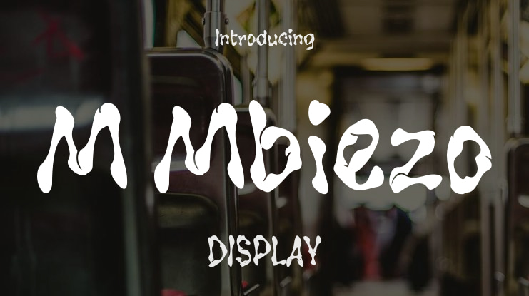 M Mbiezo Font