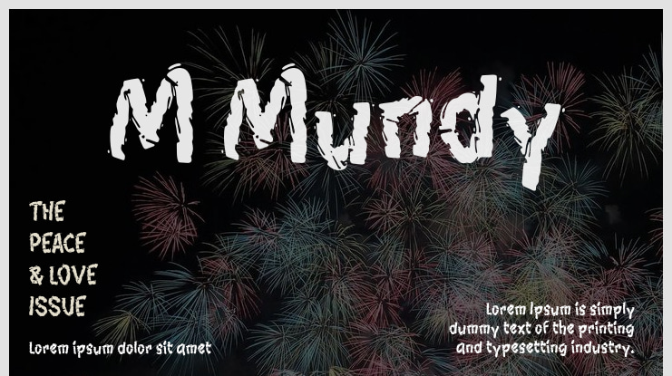 M Mundy Font