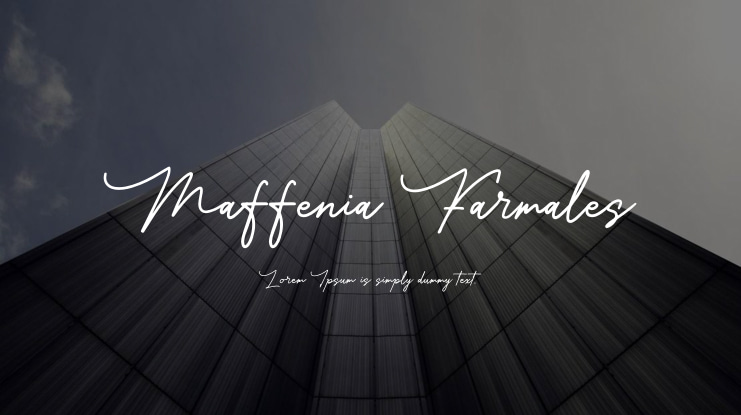 Maffenia Farmales Font