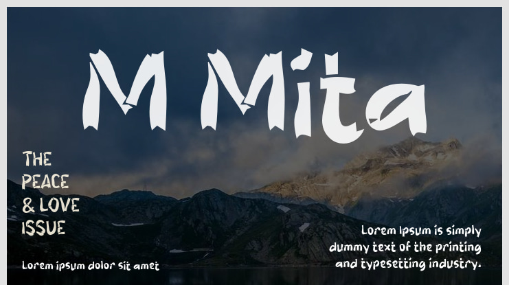 M Mita Font