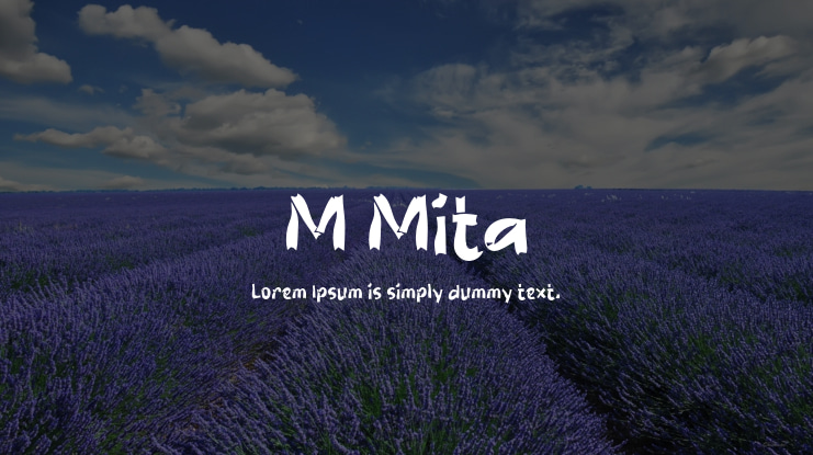 M Mita Font