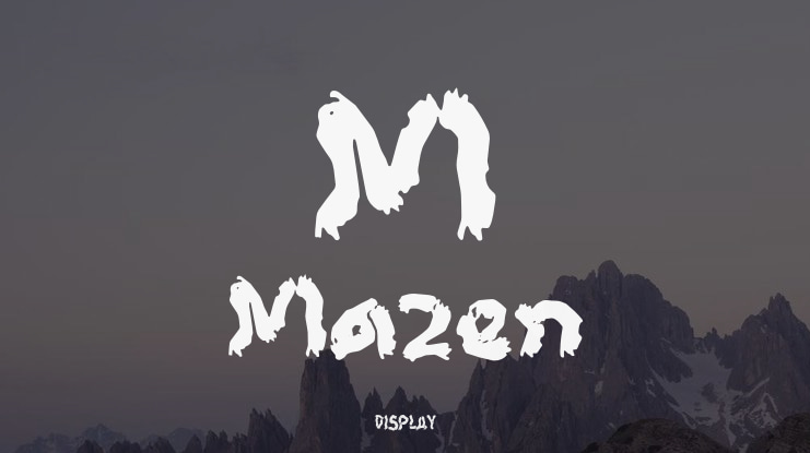 M Mazen Font