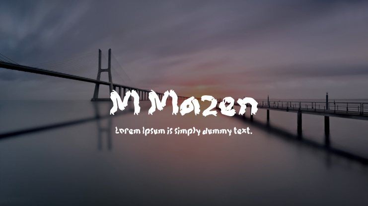 M Mazen Font