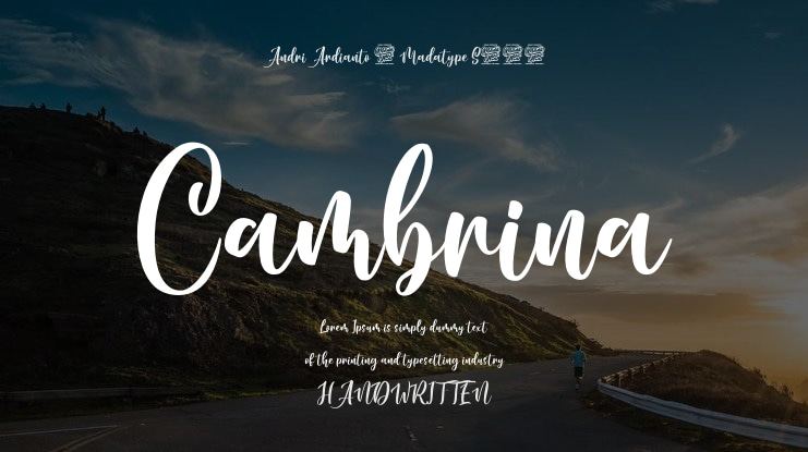 Cambrina Font