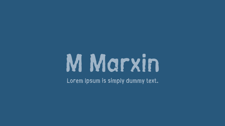 M Marxin Font