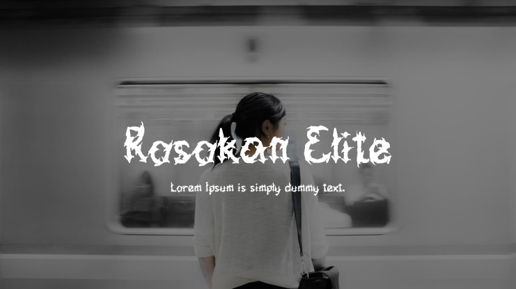 Rosokan Elite Font