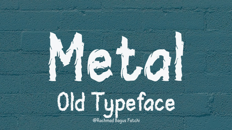 Metal Old Font